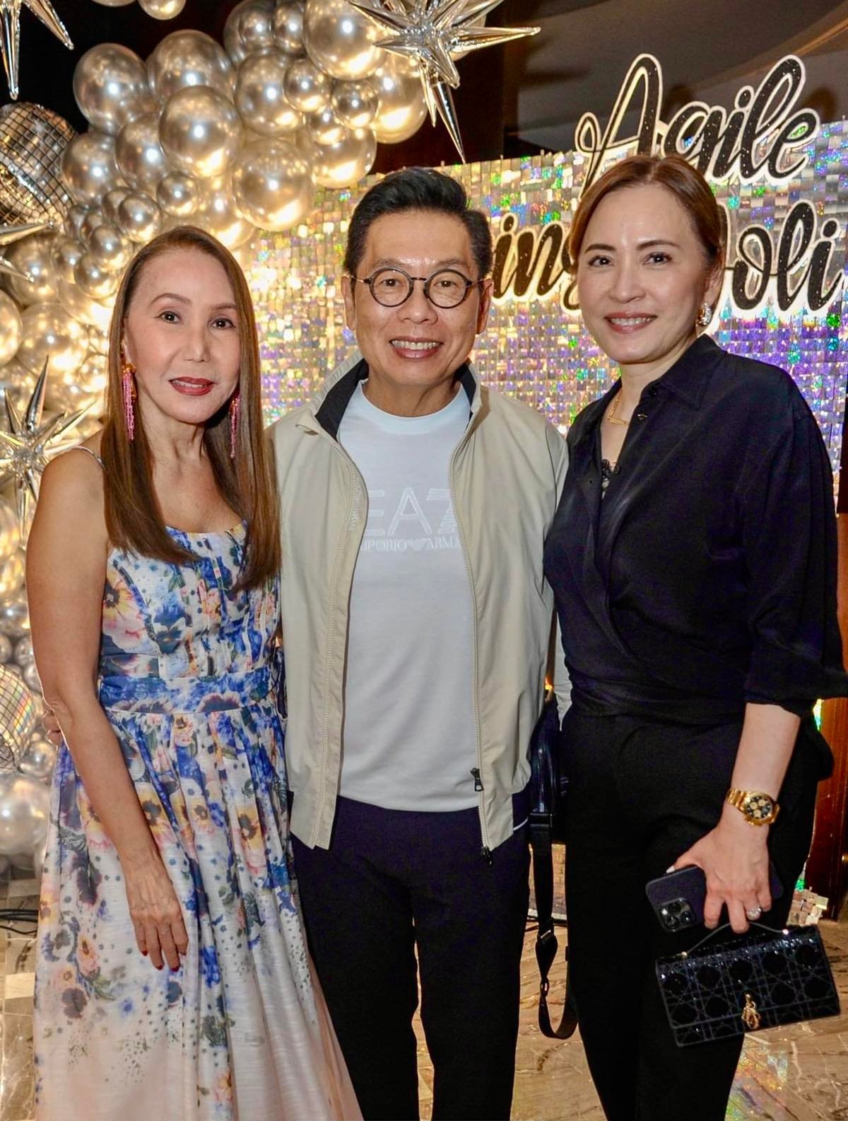 Consul Agnes Huibonhoa, John and Marilou Koa.