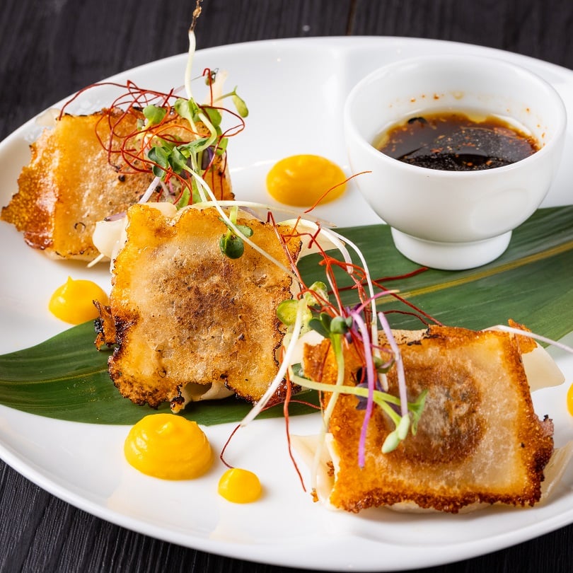 Wagyu Dumpling with Butter Ponzu.