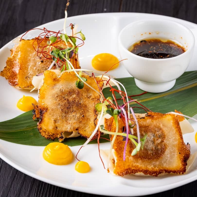 Wagyu Dumpling with Butter Ponzu.