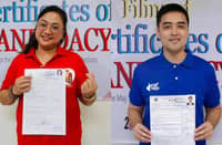 Mayor Vico Sotto and Cezarah Discaya