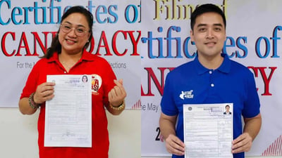 Mayor Vico Sotto and Cezarah Discaya