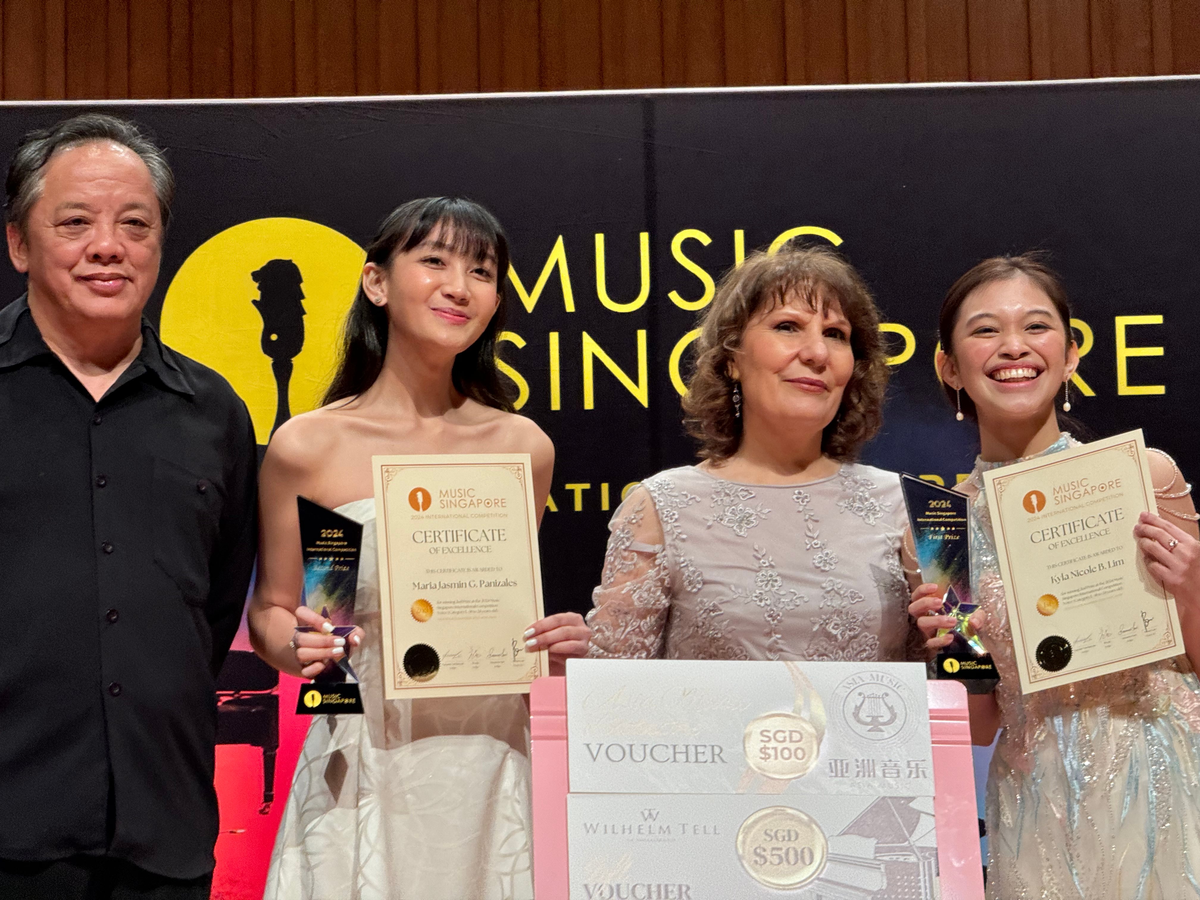 Benilde Music students win at Singapore int’l competition