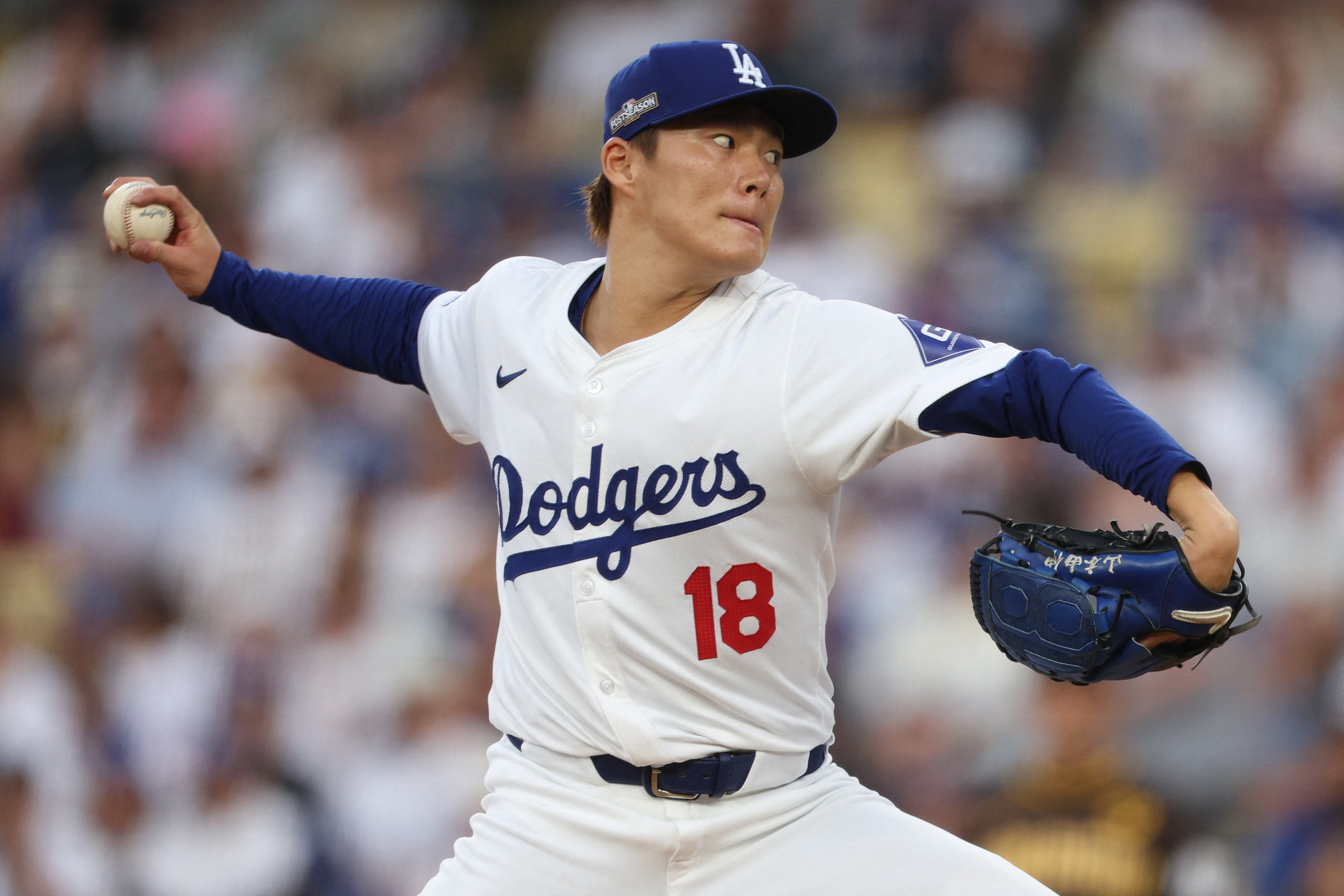 JAPANESE PRECISION: Yamamoto, Dodgers clobber Padres, make NLCS