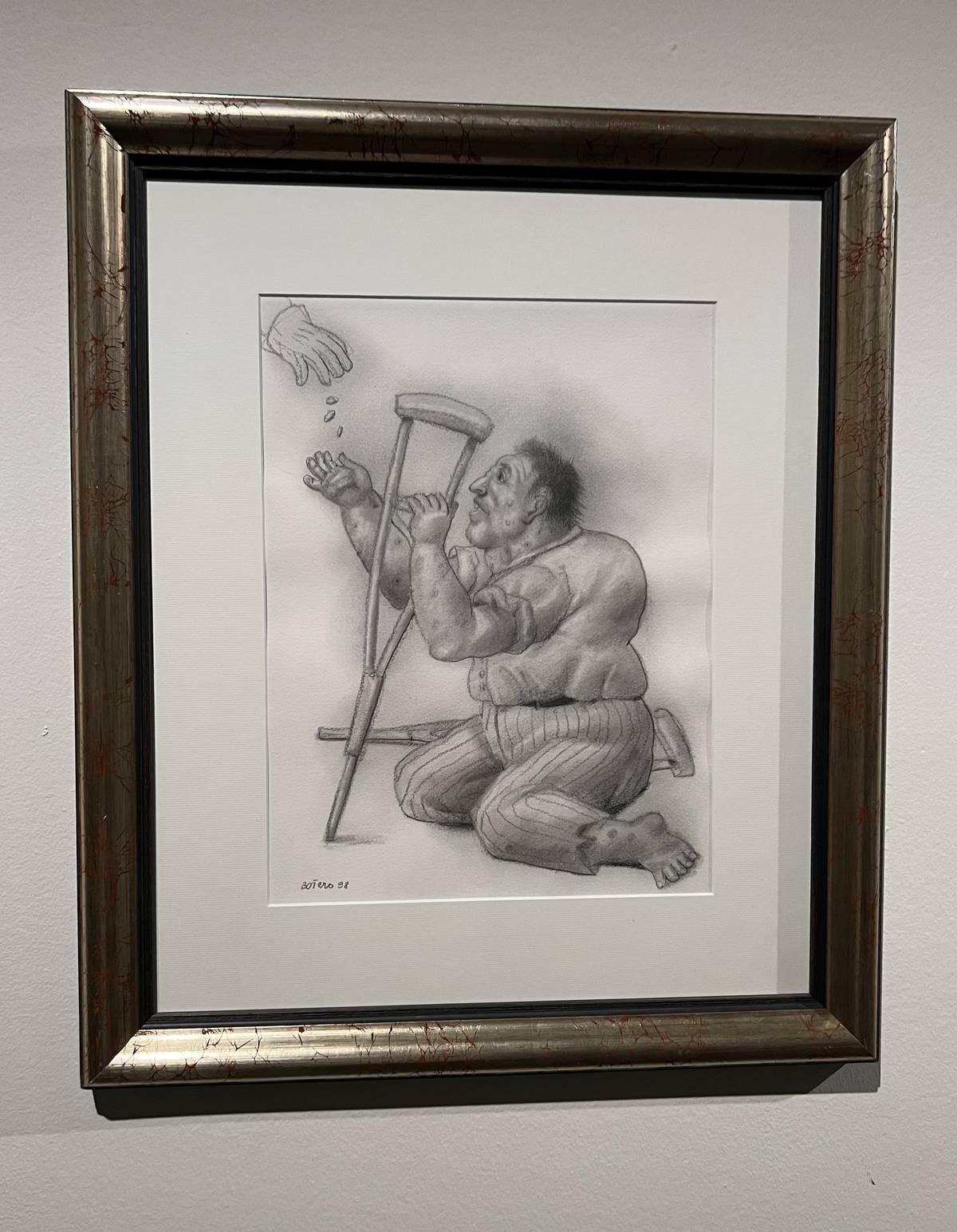 Mendigo (1998) by Fernando Botero
