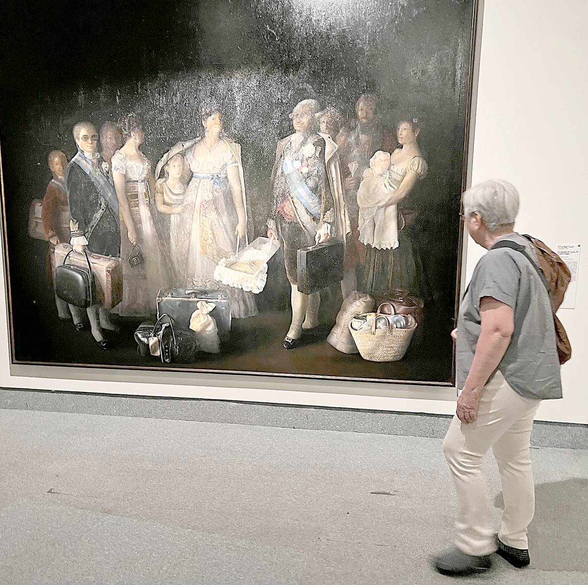 La familia de Carlos IV. D_apres Goya by Cristobal Toral