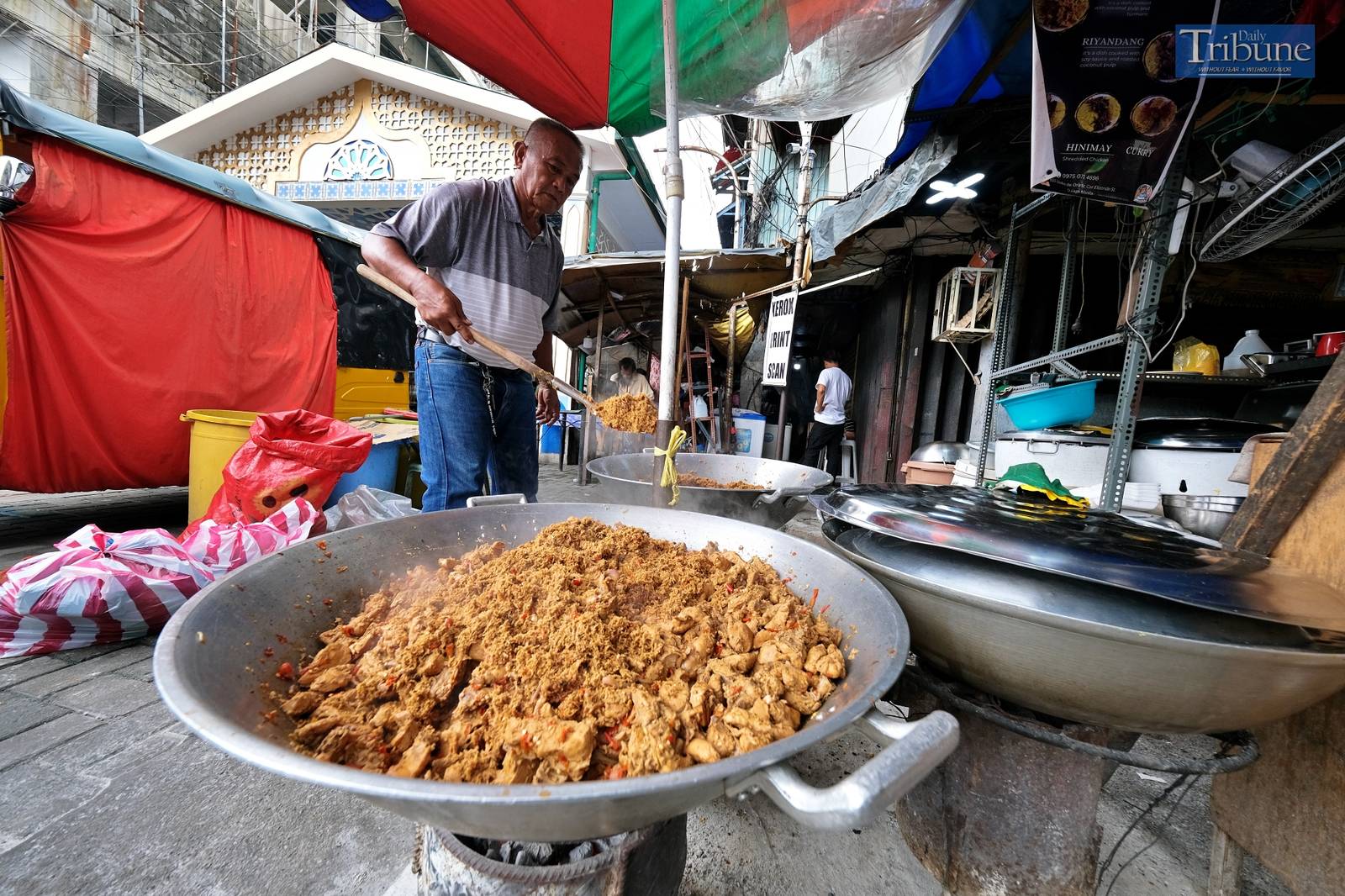A food stall selling Maranao food.