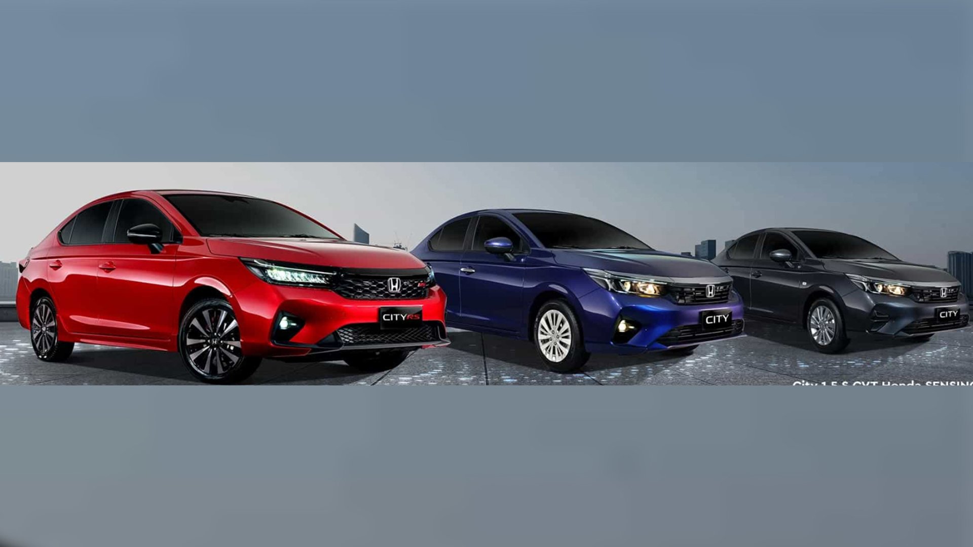The ever-impressive Honda City lineup.