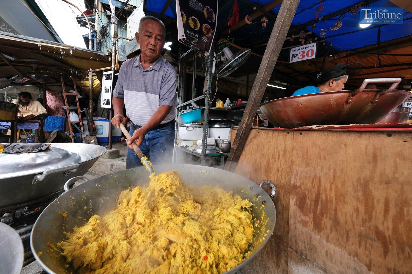 A food stall selling Maranao food.