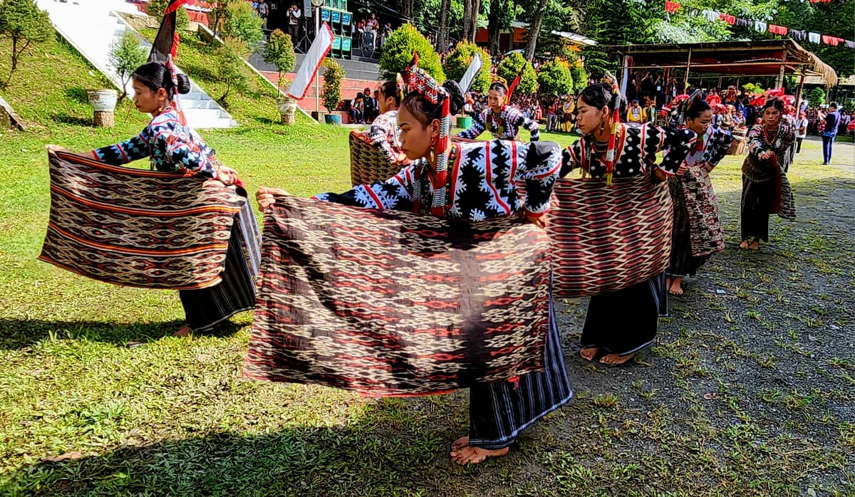 Dance of the Tboli ritual demsu during the opening.