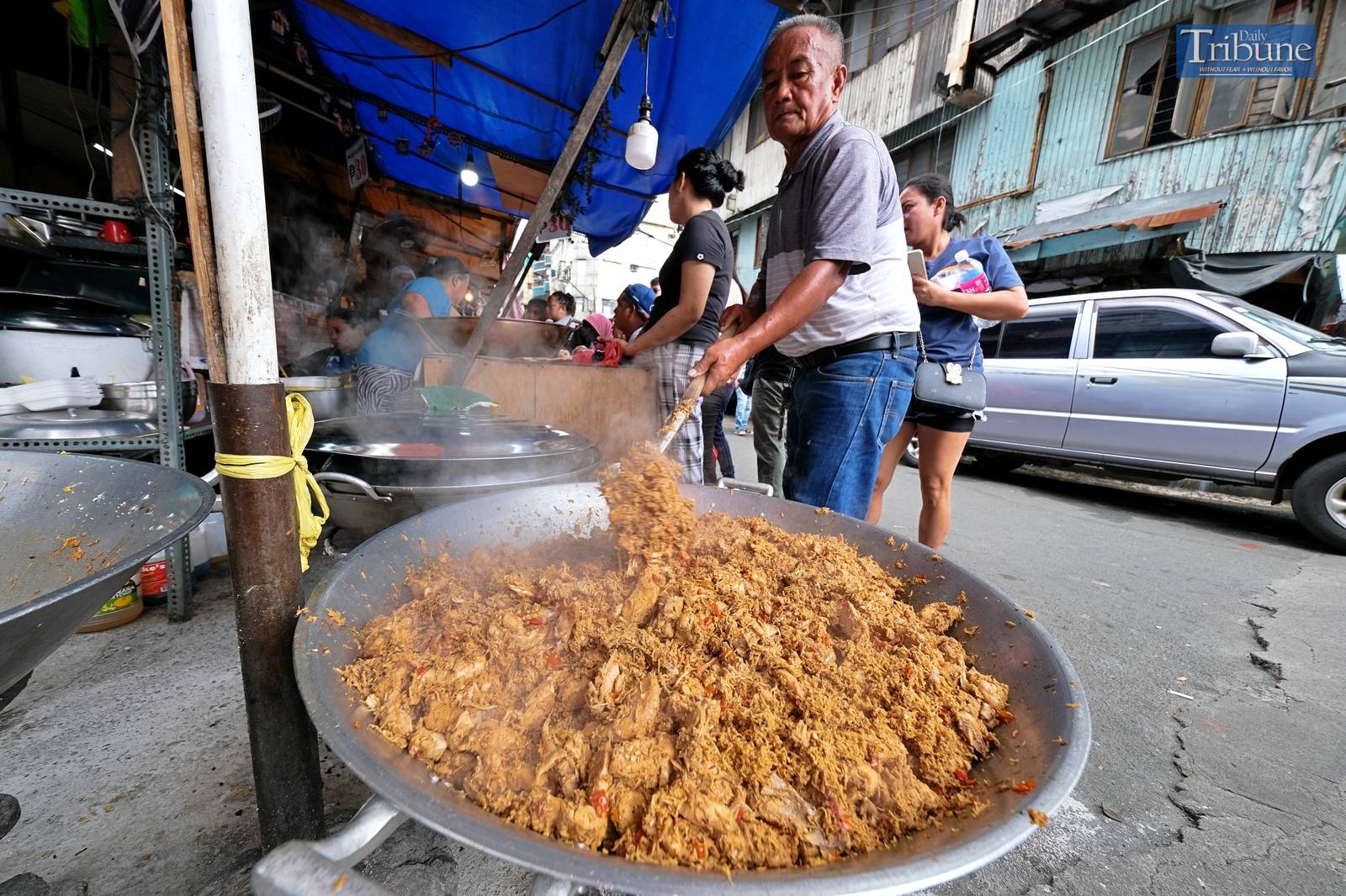 A food stall selling Maranao food.
