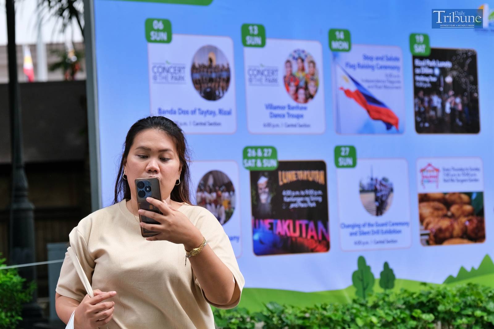Luneta Park activities in October 2024