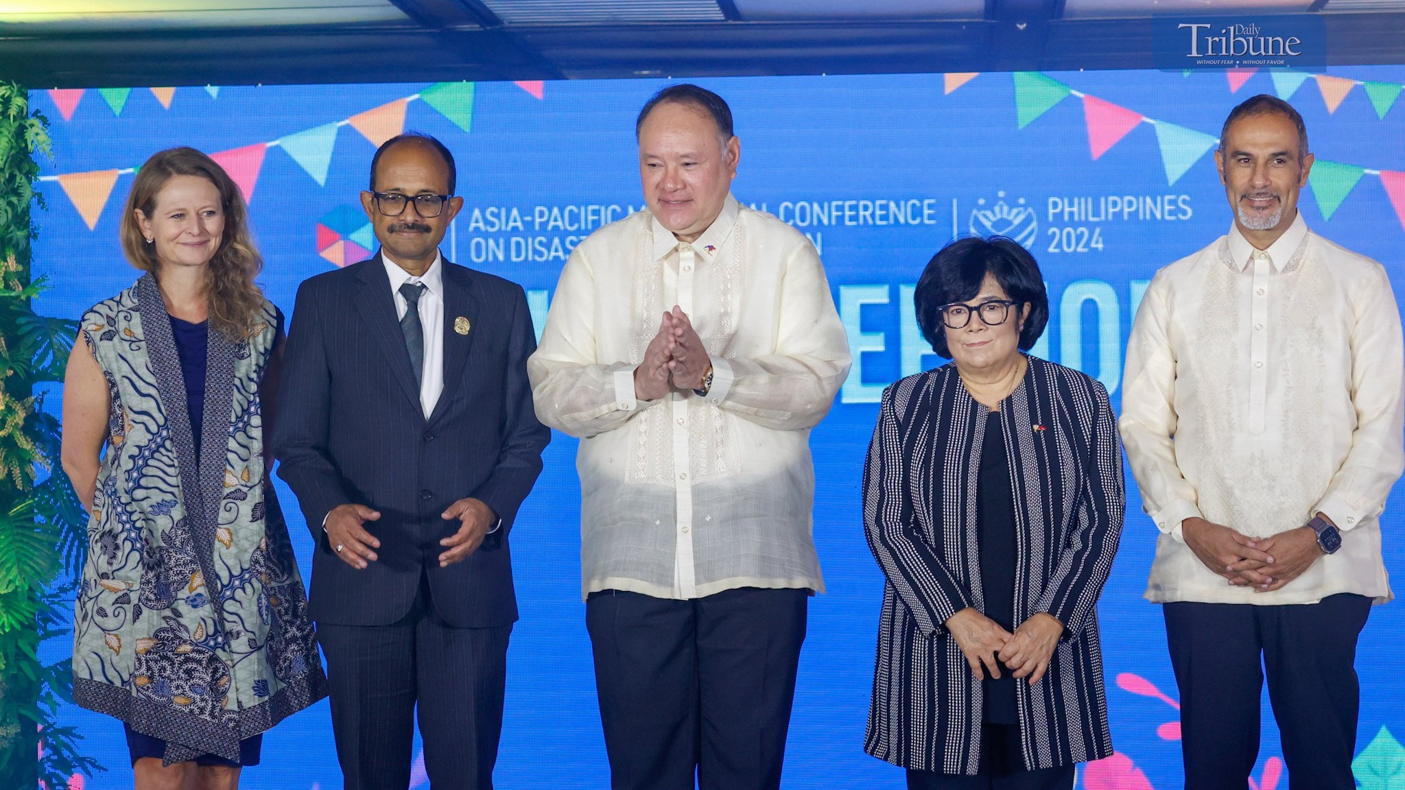 Key leaders discuss APMCDRR at media reception