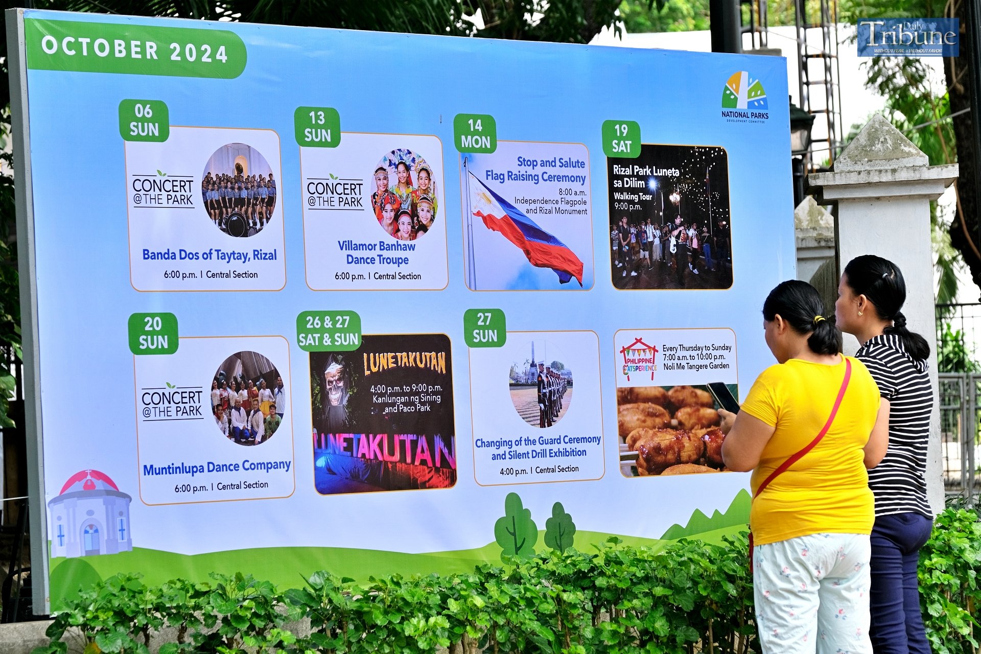 OCTOBER EVENTS IN LUNETA