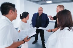 FL visits FDCP's temporary home