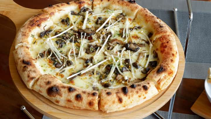 Four Mushroom Pizza