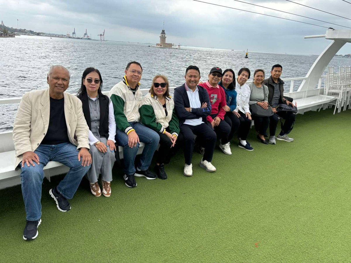 Cruising the Bosphorus: Taking in the breathtaking scenery from the deck.