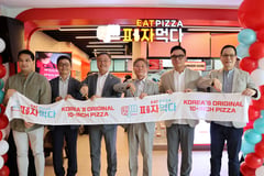 10-inch Korean pizza chain in Manila