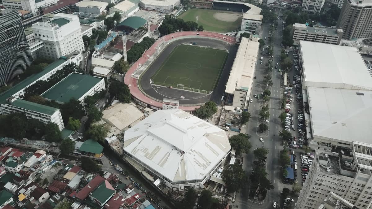 Rizal Memorial Sports Complex in Malate, Manila.