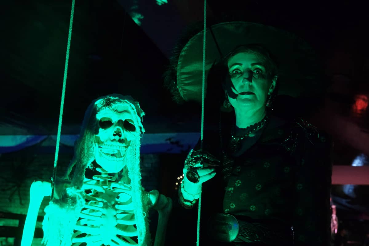 The excellent host: US Ambassador MaryKay Carlson, dressed as the witch queen with a quirky sense of humor and penchant for mischief.