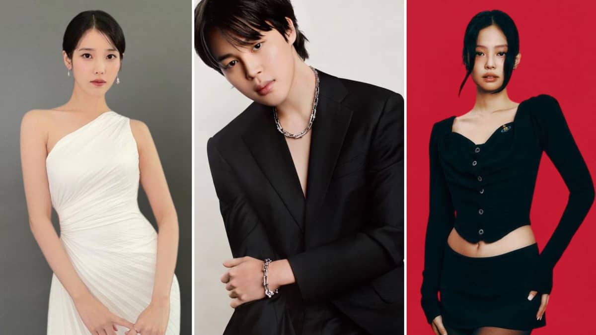 Iu, jimin and BLACKPINK Jennie