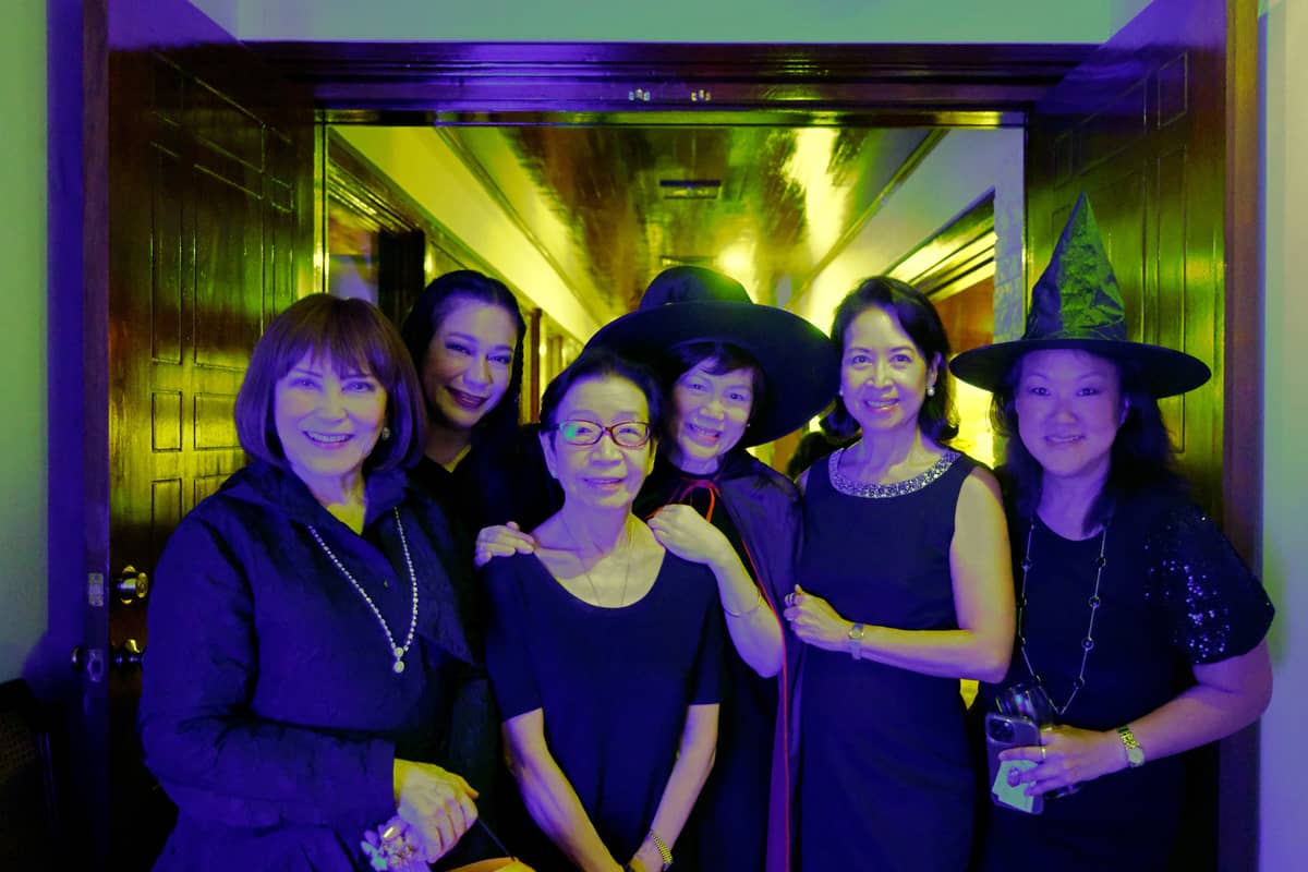 Members of the haute society in gothic elegance and thematic flair.