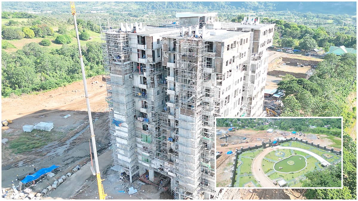 A theme-park inspired township project under President Marcos Jr.’s Pambansang Pabahay para sa Pilipino (4PH) Program rises in Misamis Oriental province. Apart from the ongoing construction of the first of several 12-story buildings within Valley View, the development of a theme park accented by mountain view is among the highlights of the project being implemented by Social Housing Finance Corporation.