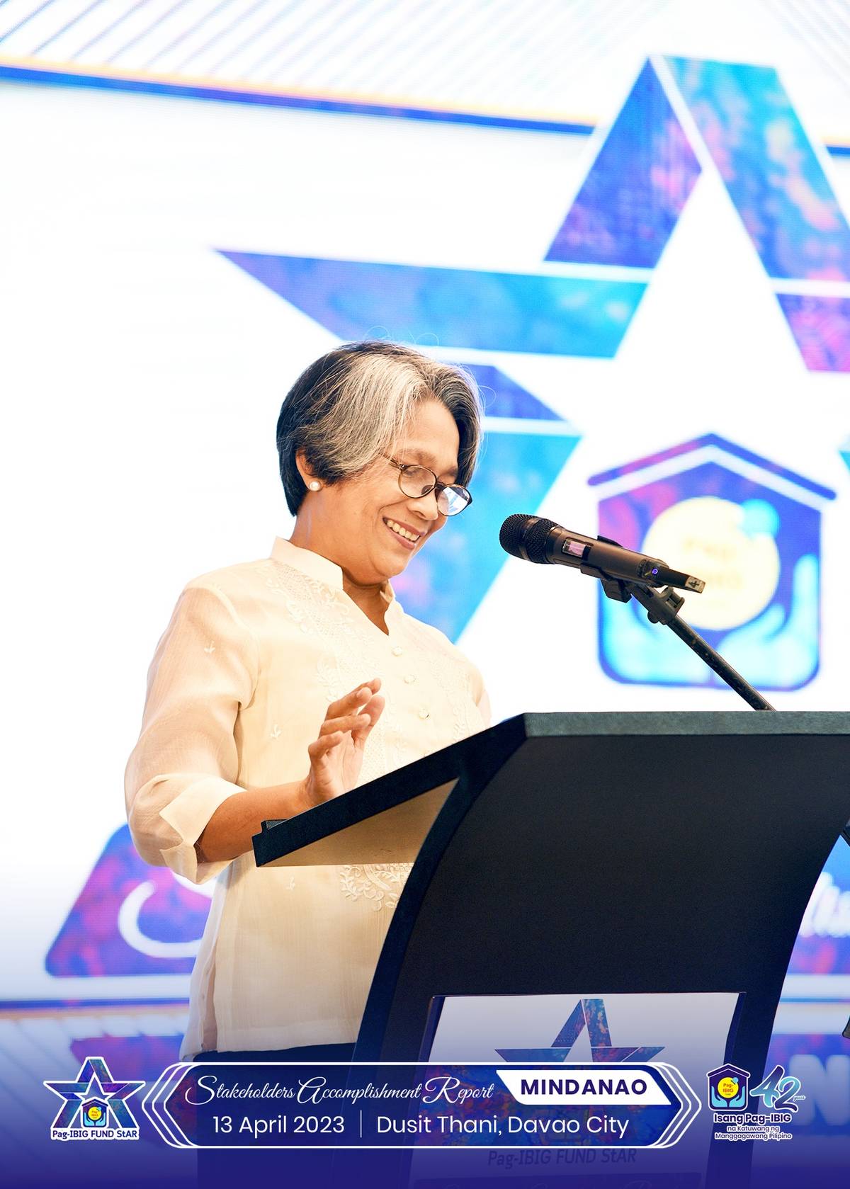Pag-IBIG Fund chief executive officer Marilene Acosta.