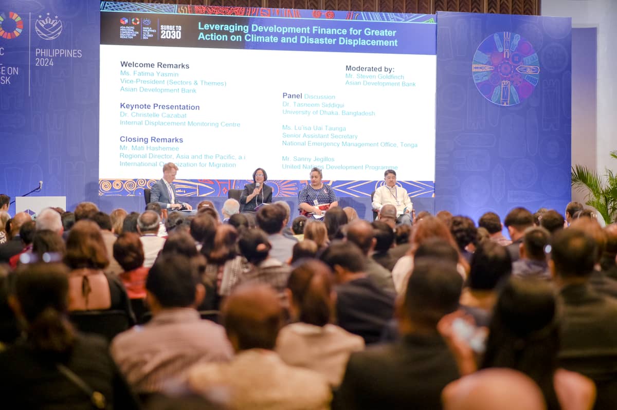 Leveraging Development Finance for Greater Action on Climate and Disaster Displacement: Experts called for increased financial support to address disaster displacement, emphasizing both immediate relief and long-term recovery.