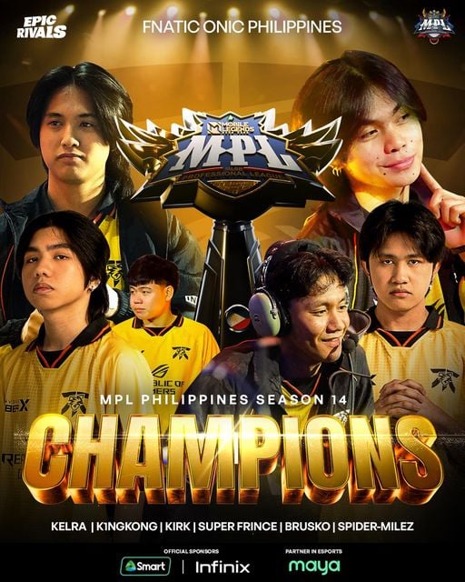 Fnatic ONIC PH outlasts Aurora in MPL Season 14 finals thriller