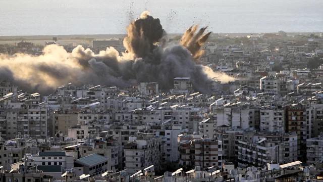 Israeli strikes on Beirut after evacuation warning