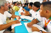 NHA housing caravan visits Bustos
