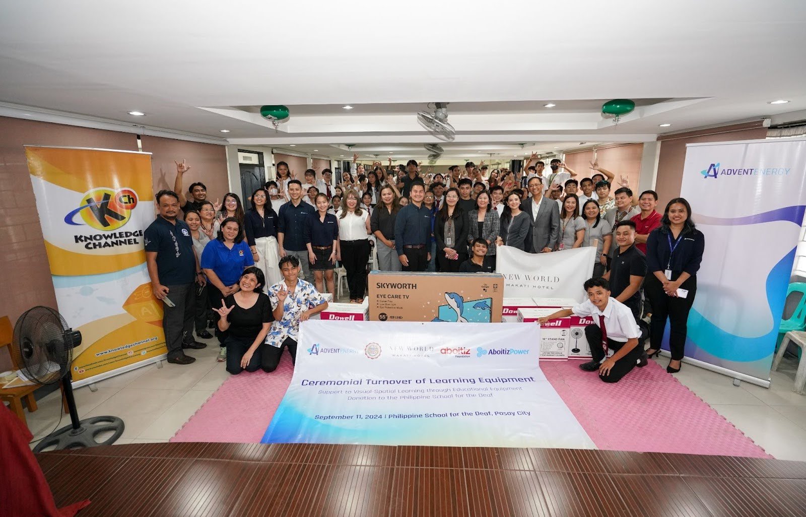Phl School for the Deaf receives learning equipment