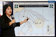 More areas under storm signal as Kristine decelerates