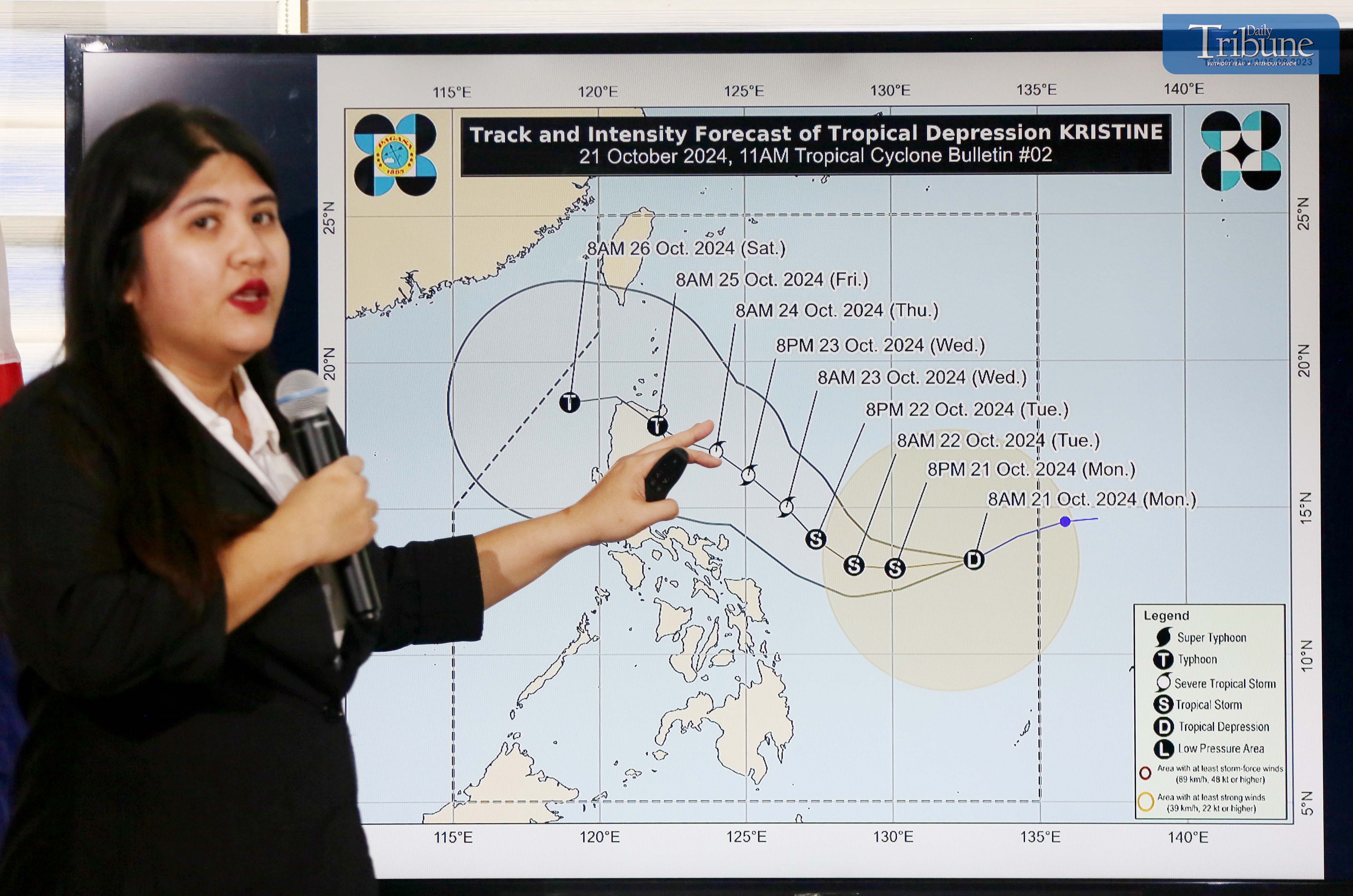 PAGASA TD Kristine