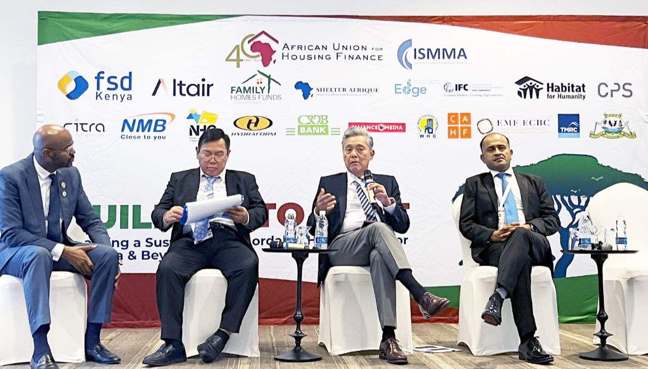NHMFC chief Tobias speaks at Tanzania mortgage agency meet