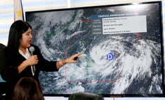 ‘Kristine’ may develop into typhoon 
