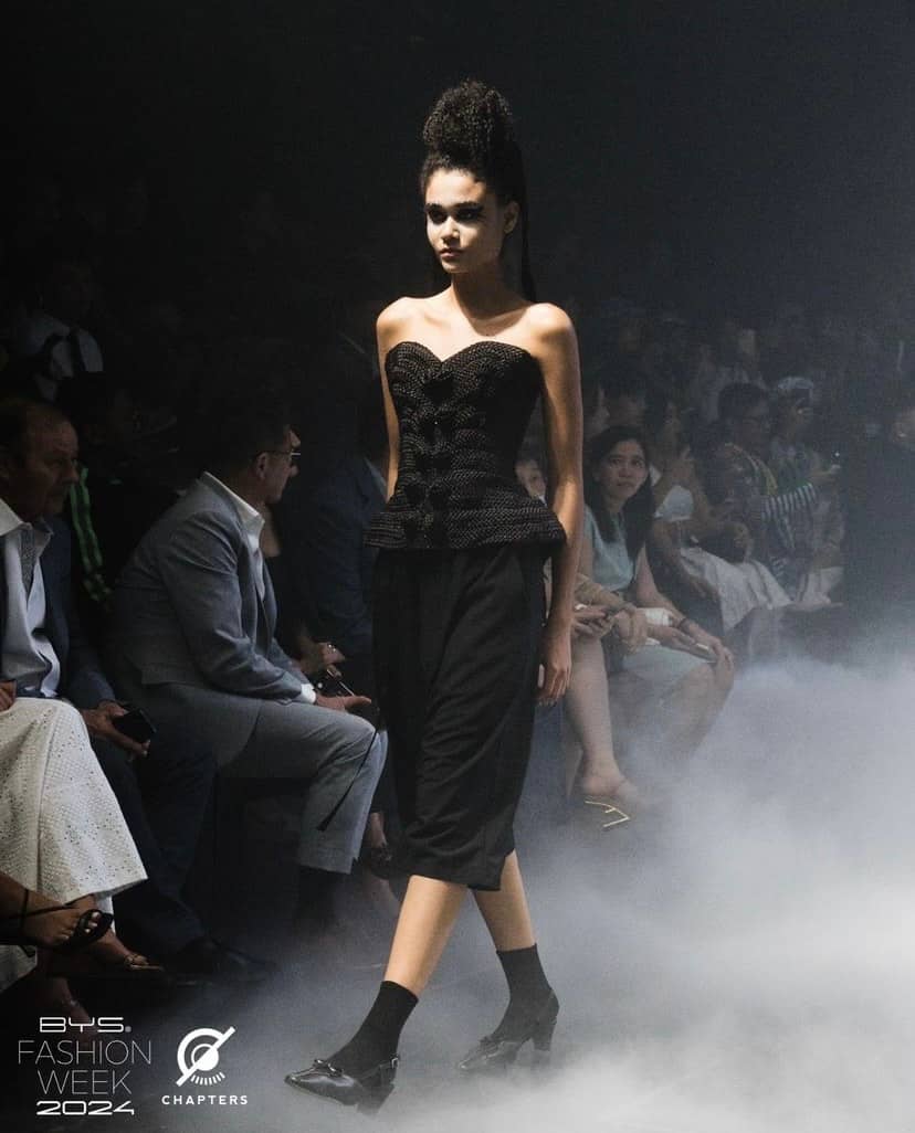 Villafuerte showed a knack for construction and silhouette.