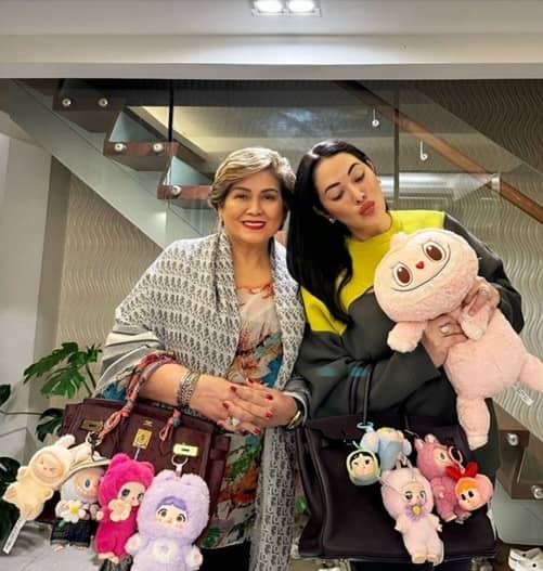 Ruffa Gutierrez and her mom Annabelle Rama flaunted their Labubu and Pop Mart collection.