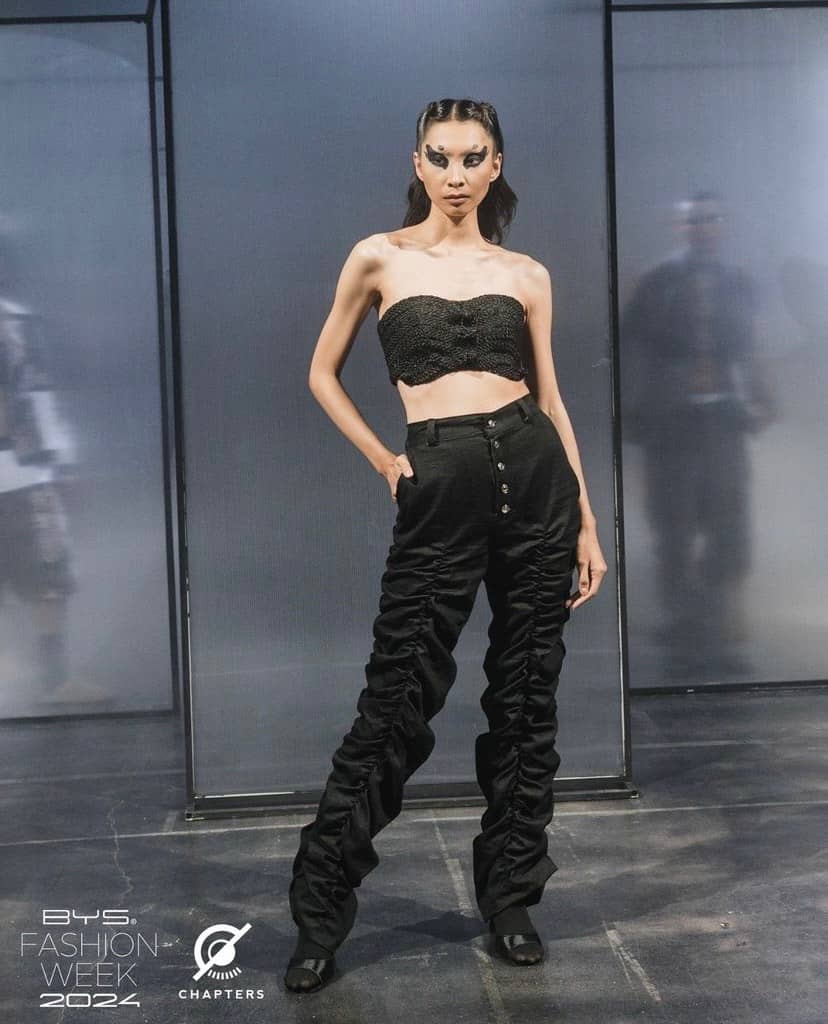 The designer imbues influences from streetwear.