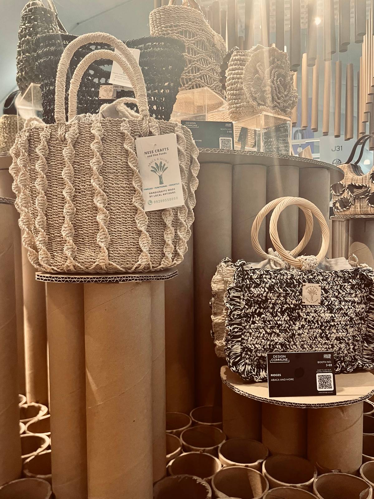 Ness Crafts(left) and Abaca and More (right).