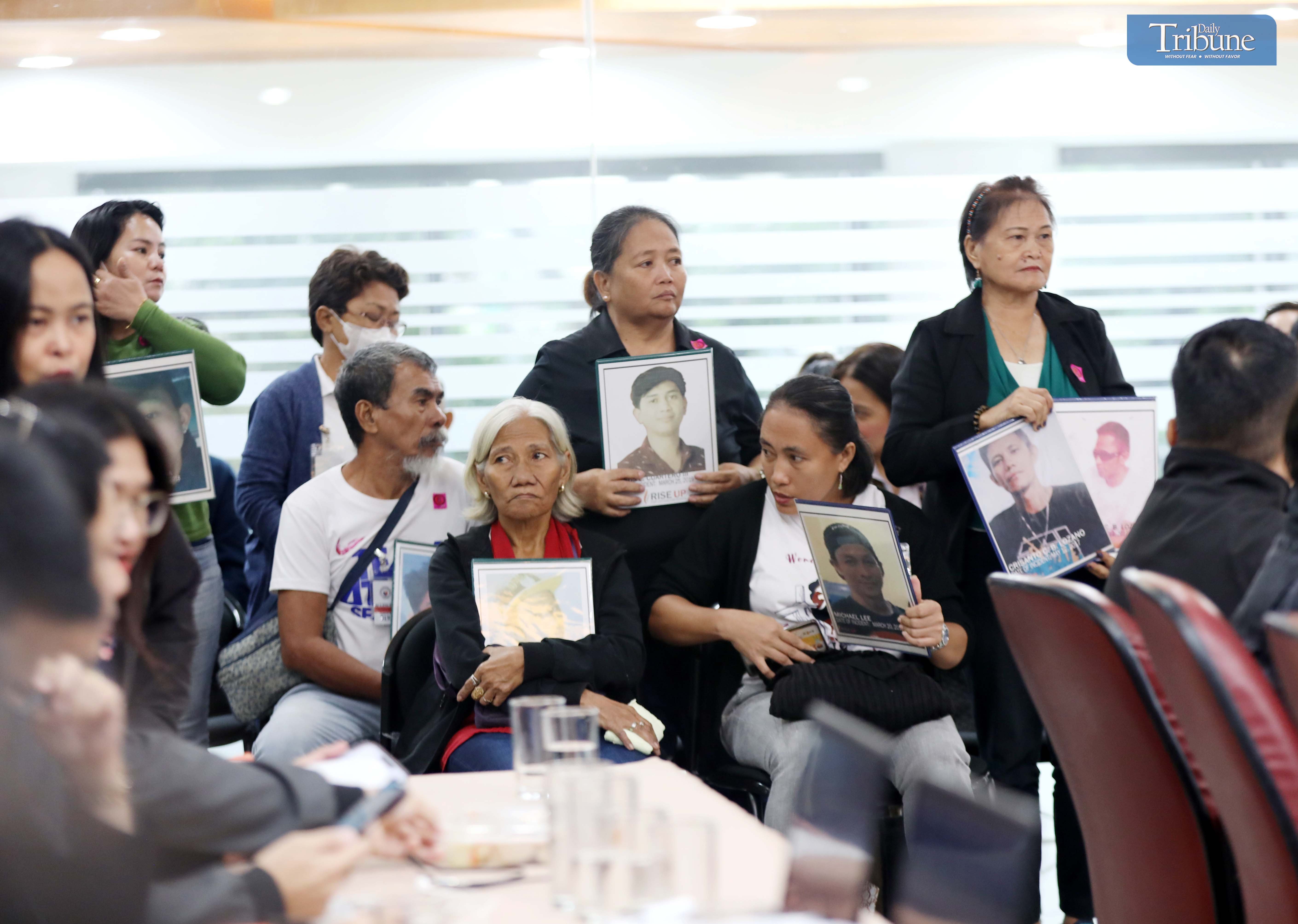 Families of drug war victims