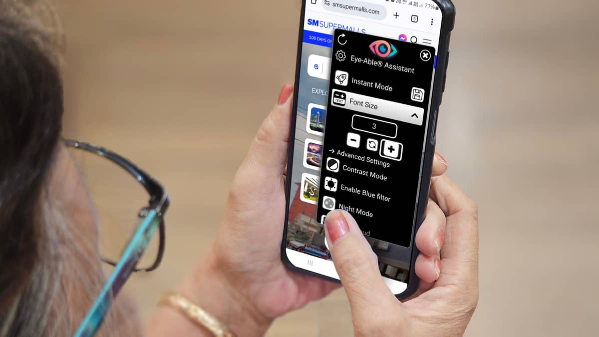 SM Supermalls is proud to continue its efforts to make every platform, whether physical or digital, inclusive and accessible. The launch of Eye-Able® is part of the mall's ongoing initiative to support communities through SM Cares.