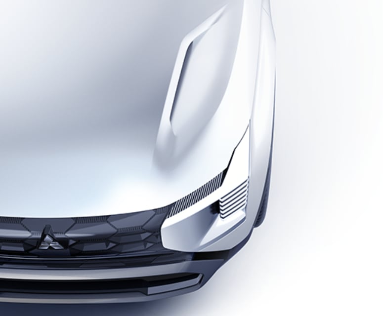 TOP-VIEW front of the new SUV from Mitsubishi