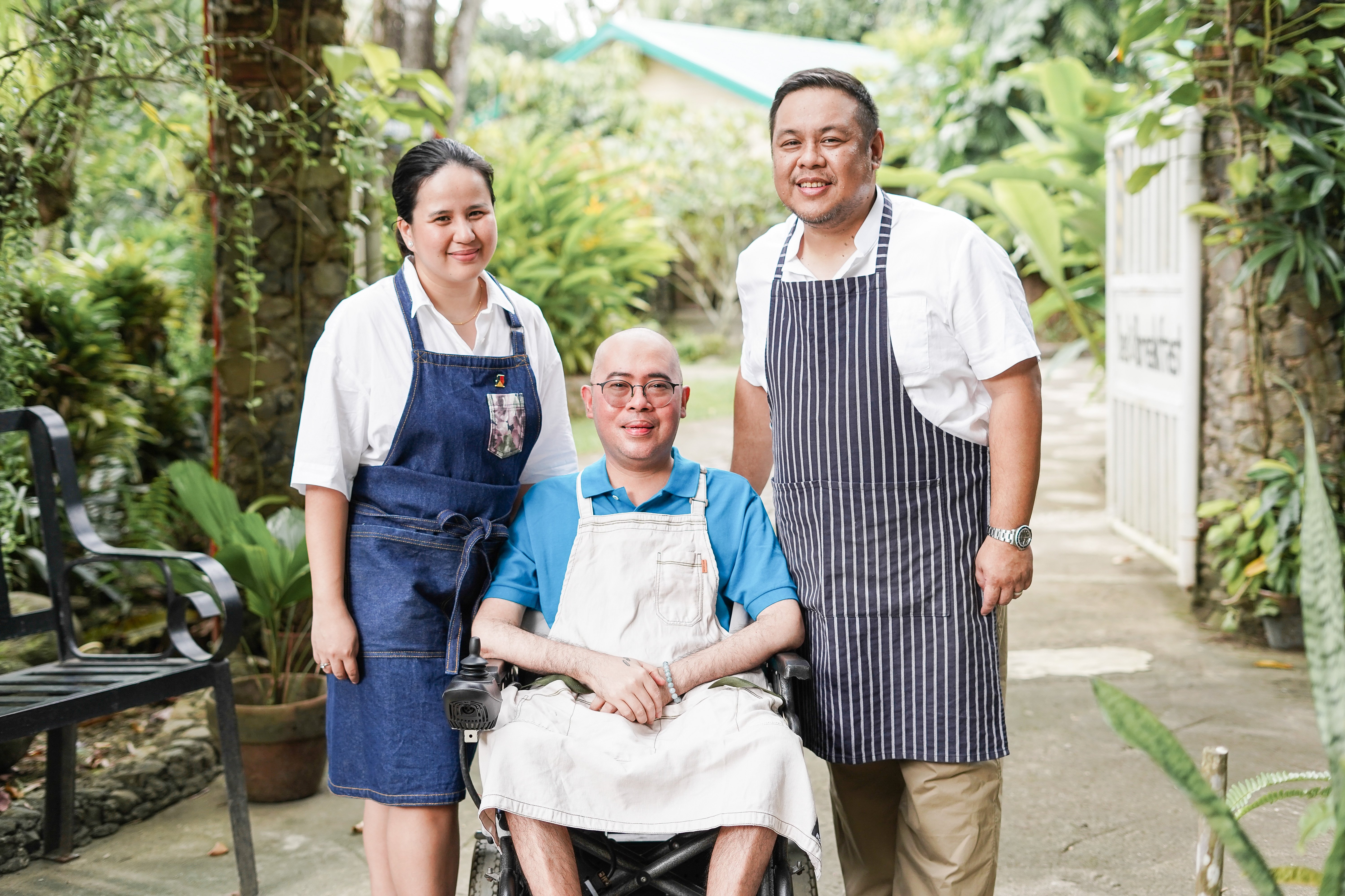 Sa Pantalan organizers chefs Gel Salonga-Datu, Ted Salonga and Dino Datu.