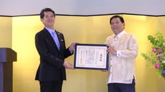 Dr. Fernando 'Dindo' Sanchez, Jr. awarded by Japanese Ambassador