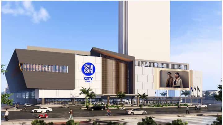 A mockup of SM City J Mall in Mandaue which expands the Visayas reach of SM Prime.