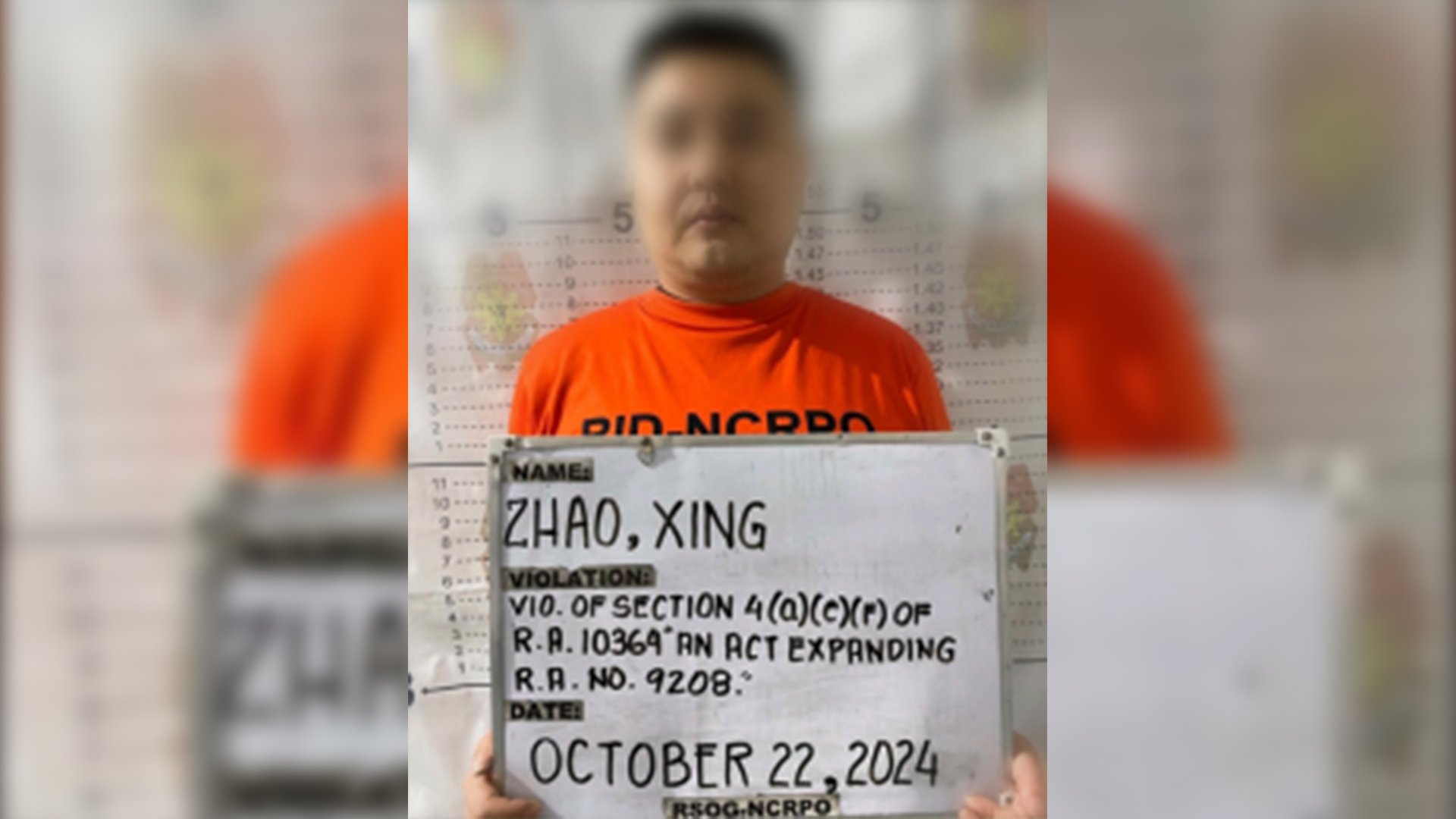 Chinese collared following kidnapping