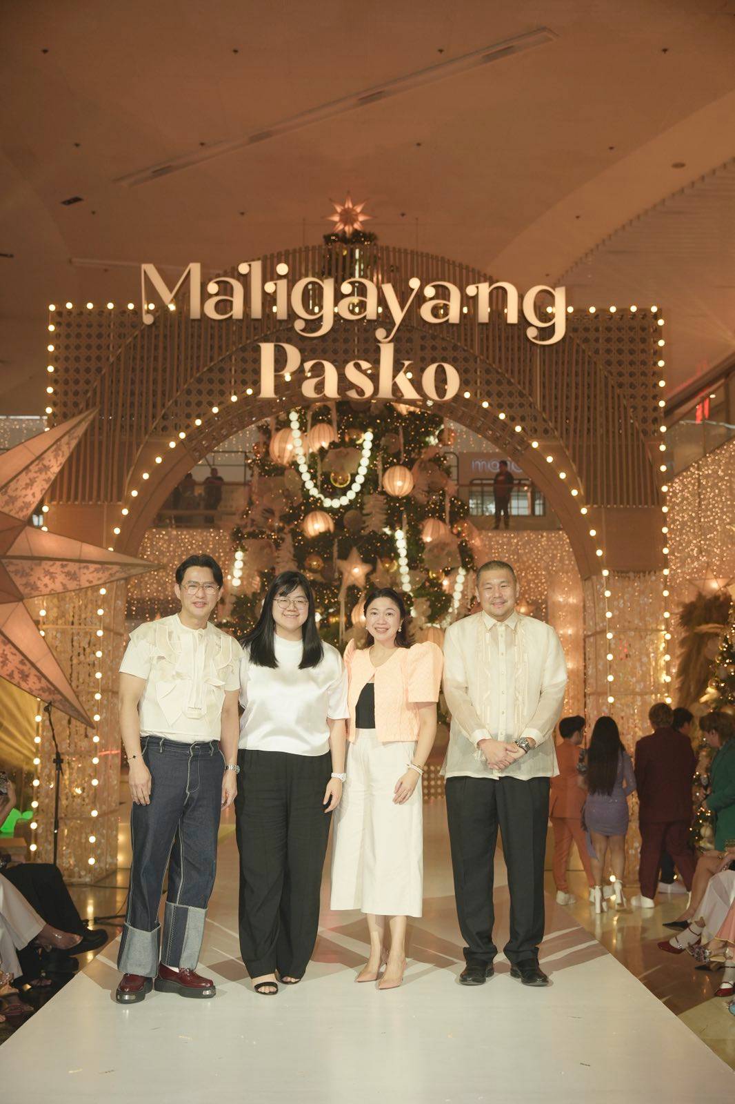Guests at SM Aura’s Christmas Launch included (L-R) SM Supermalls President Steven Tan, SM Supermalls Assistant Vice President for Tenant Marketing and Special Events Hanna Carinna Sy, Taguig City Mayor Lani Cayetano, and SM Supermalls Executive Vice President for Marketing Joaquin San Agustin.
