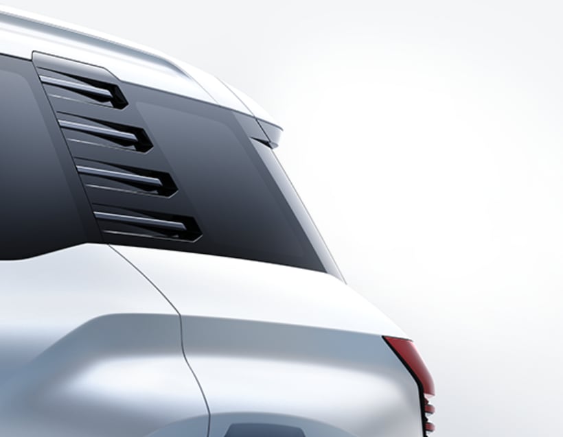 GLIMPSE of the rear.