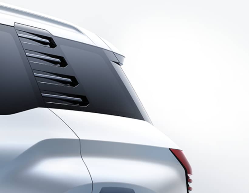 GLIMPSE of the rear.